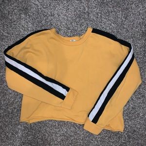 Bright l/s lightweight crop